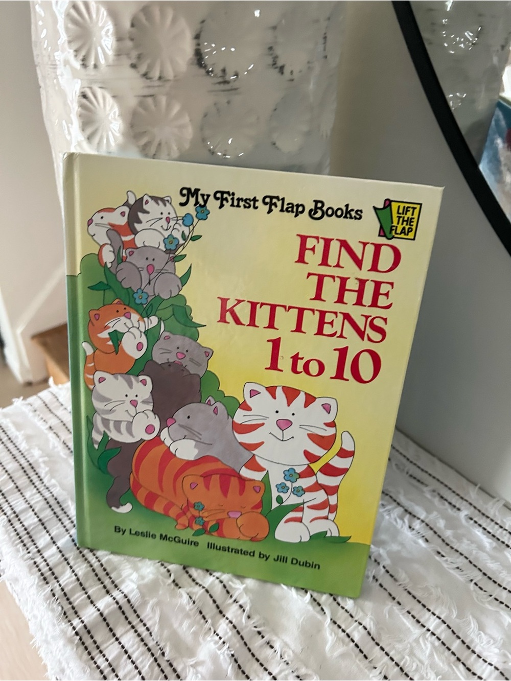 Vintage Find the Kittens 1 to 10 Leslie McGuire My First Flap Hardcover Book